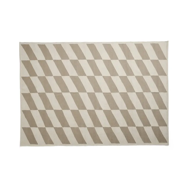 Shift Kelim teppe 140x200 cm - Beige - HAY