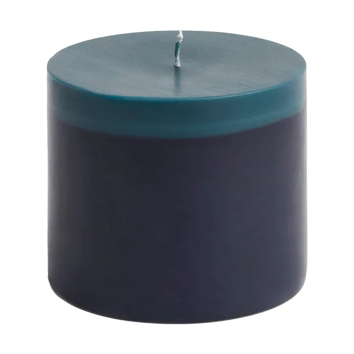 Silo Candle blokklys, Midnight blue-dark teal, Ø9,5×8 cm HAY