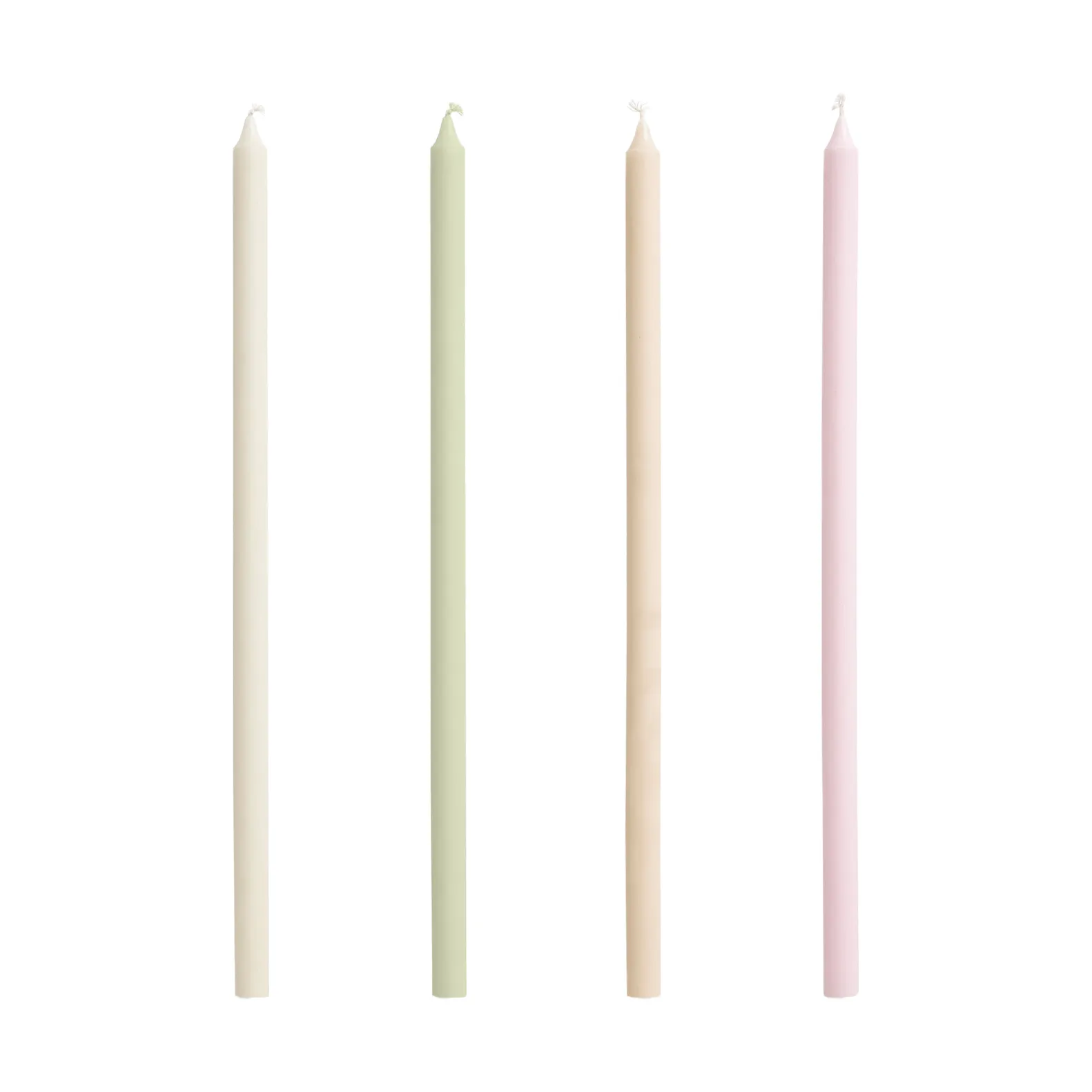 Slim lys 4-pakning, Pastels HAY
