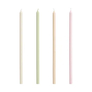 Slim lys 4-pakning - Pastels - HAY