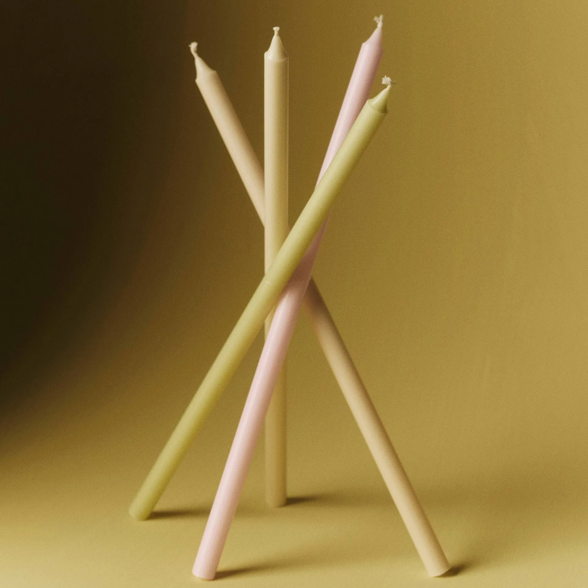Slim lys 4-pakning, Pastels HAY