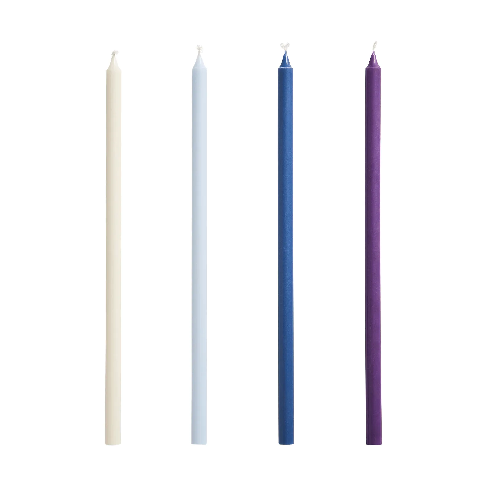 Slim lys 4-pakning, Purple-blue HAY