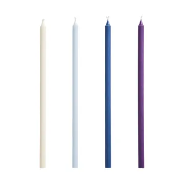 Slim lys 4-pakning - Purple-blue - HAY