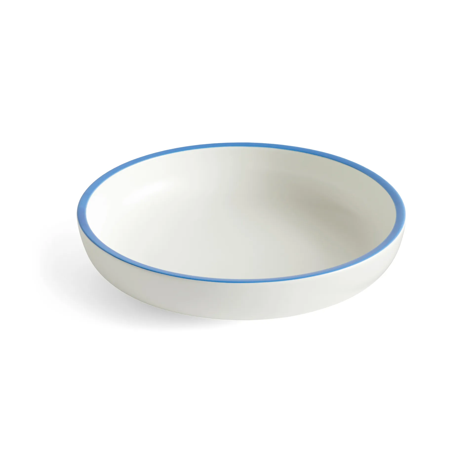 Sobremesa serveringsskål L Ø 25 cm, Hvit-blå HAY