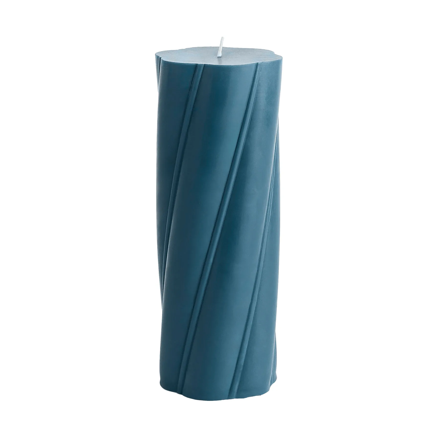 Soft Serve Candle blokklys, Dark teal, Ø9,5×24,5 cm HAY