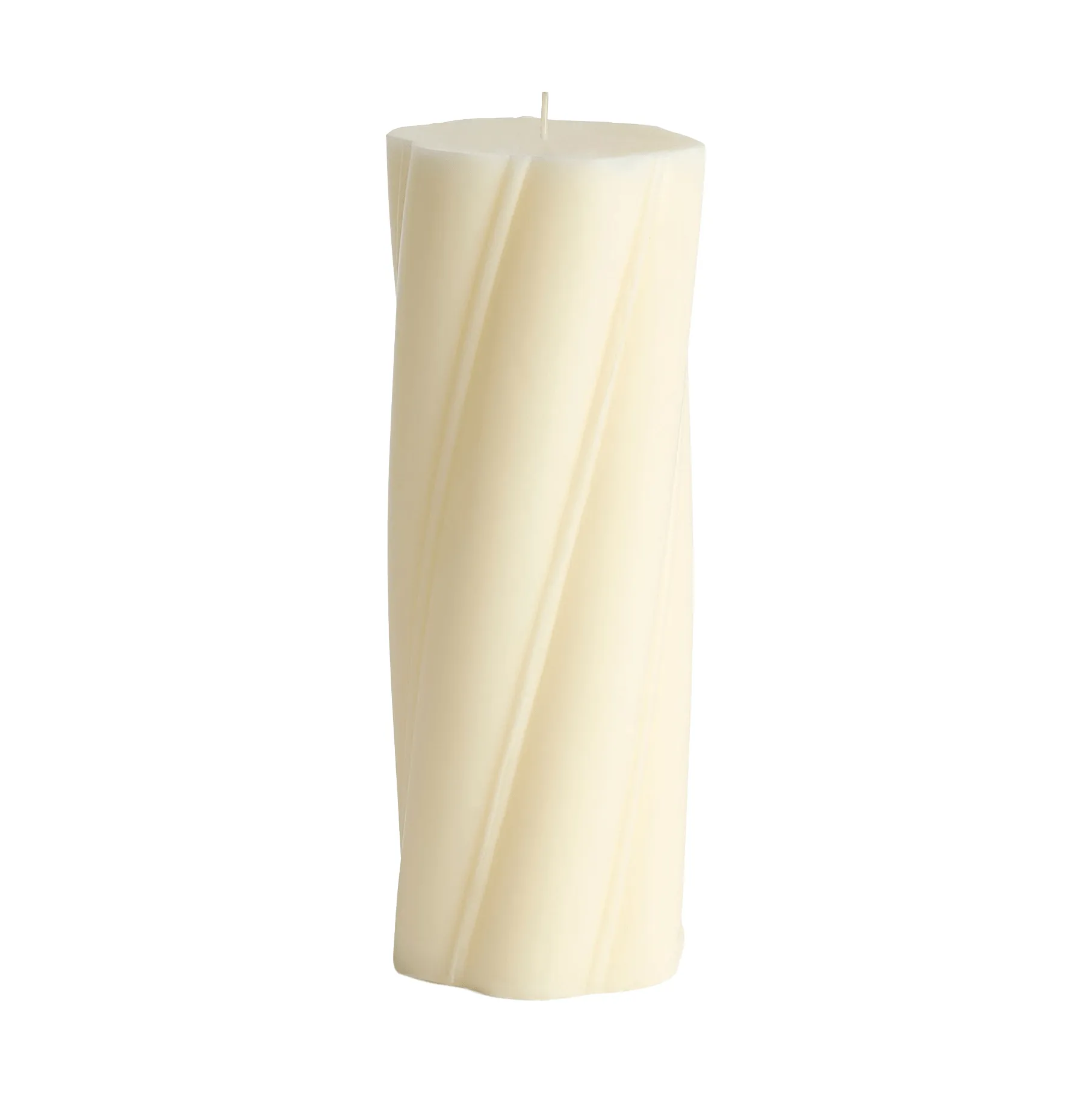 Soft Serve Candle blokklys, Ivory, Ø9,5 × 24,5 cm HAY