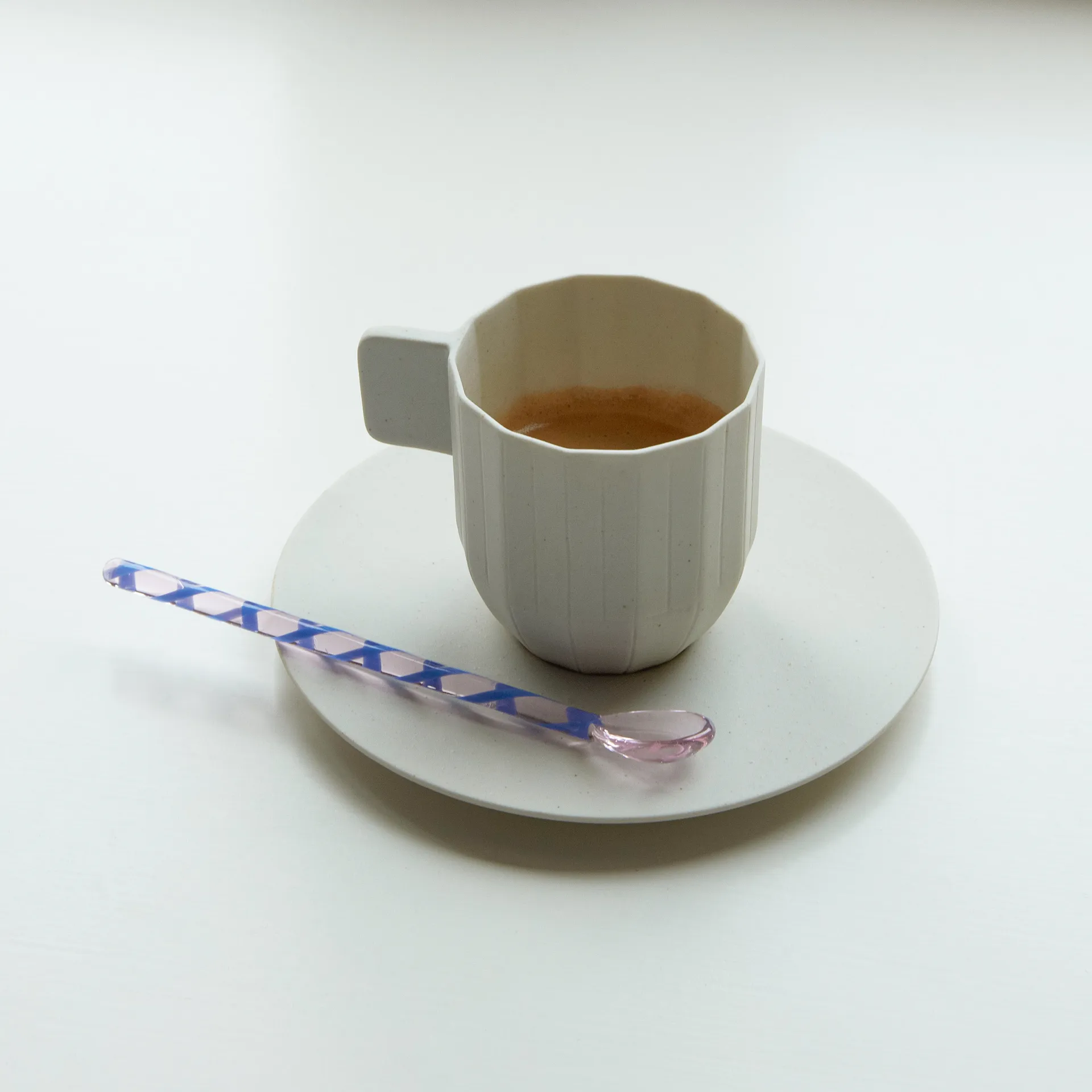 Spice glasskje 3-stk., Amber-light pink-white HAY