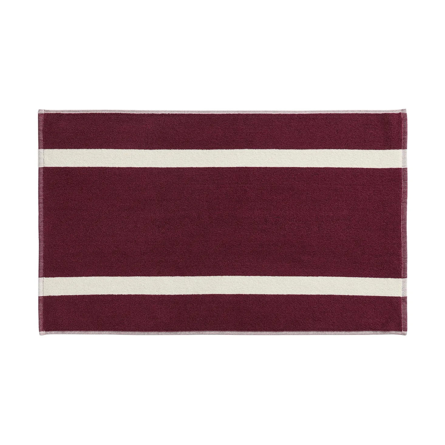 Stripe baderomsmatte, Burgundy, 50x80 cm HAY