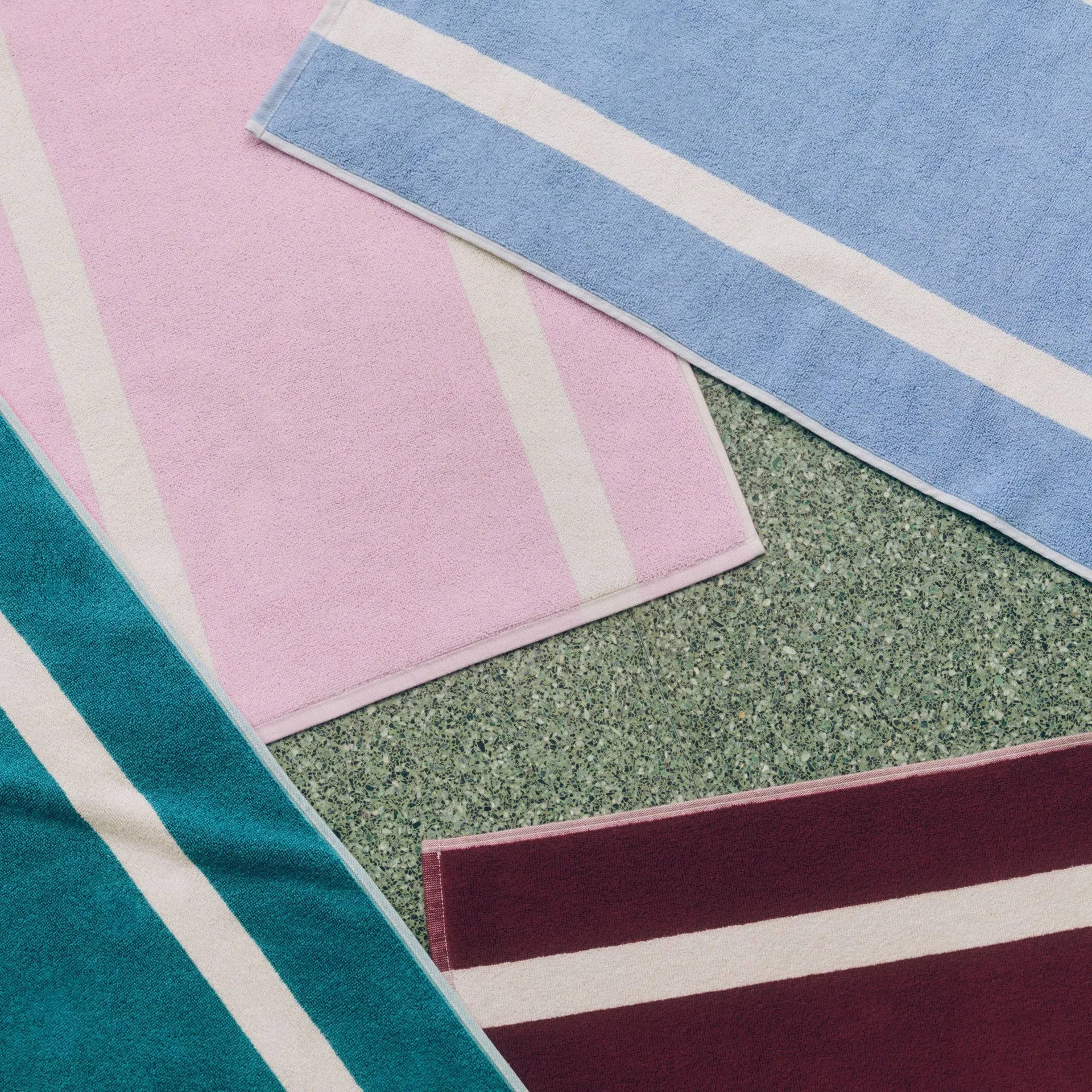 Stripe baderomsmatte, Cool pink, 50x80 cm HAY