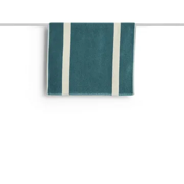 Stripe baderomsmatte - Petrol blue, 50×80 cm - HAY
