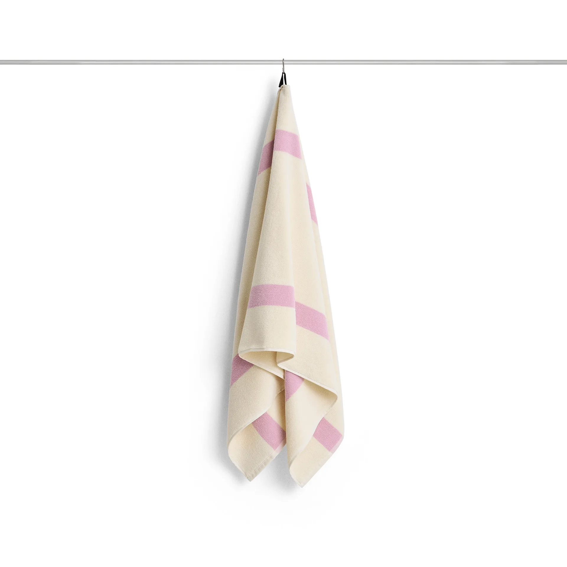 Stripe håndkle, Cool pink, 70×140 cm HAY