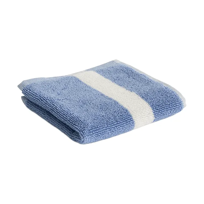 Stripe håndkle, Dusty blue, 30 x 30 cm HAY