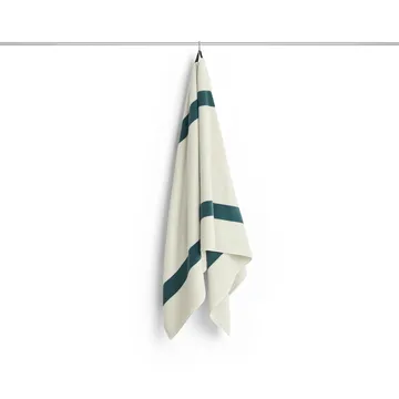 Stripe håndkle - Petrol blue, 70×140 cm - HAY