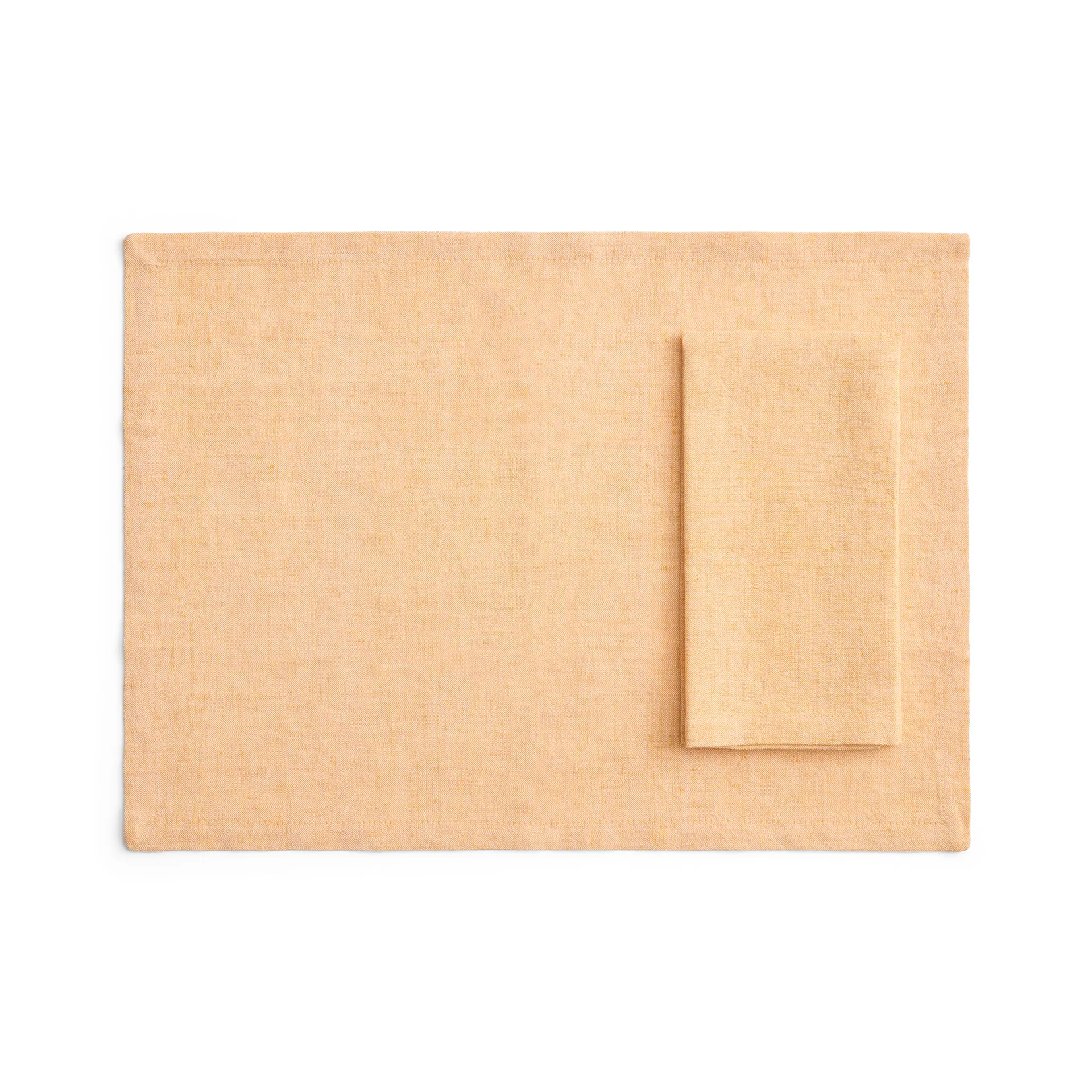 Tavolo bordbrikke/serviett 4-pakning, Soft orange HAY