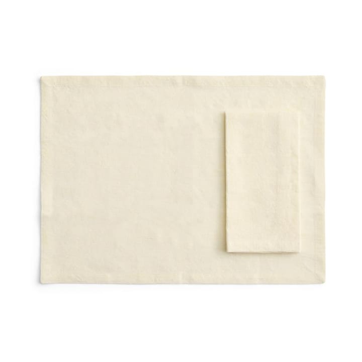Tavolo bordbrikke/serviett 4-pakning - Soft yellow - HAY