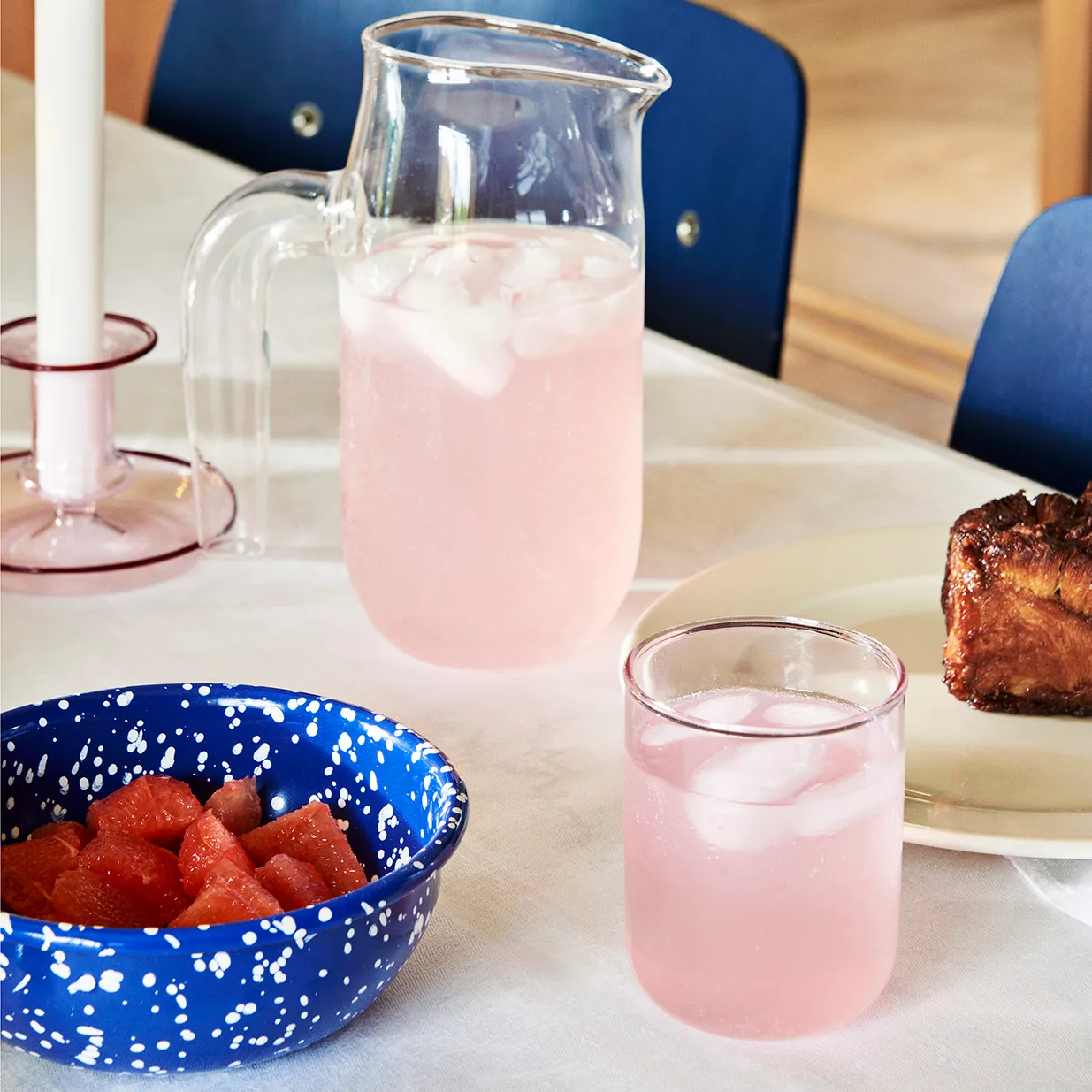 Tint tumblerglass 30 cl 2-stk., Pink HAY