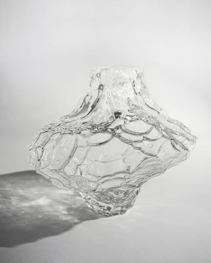 Canyon Large vase 23 cm, Clear Hein Studio