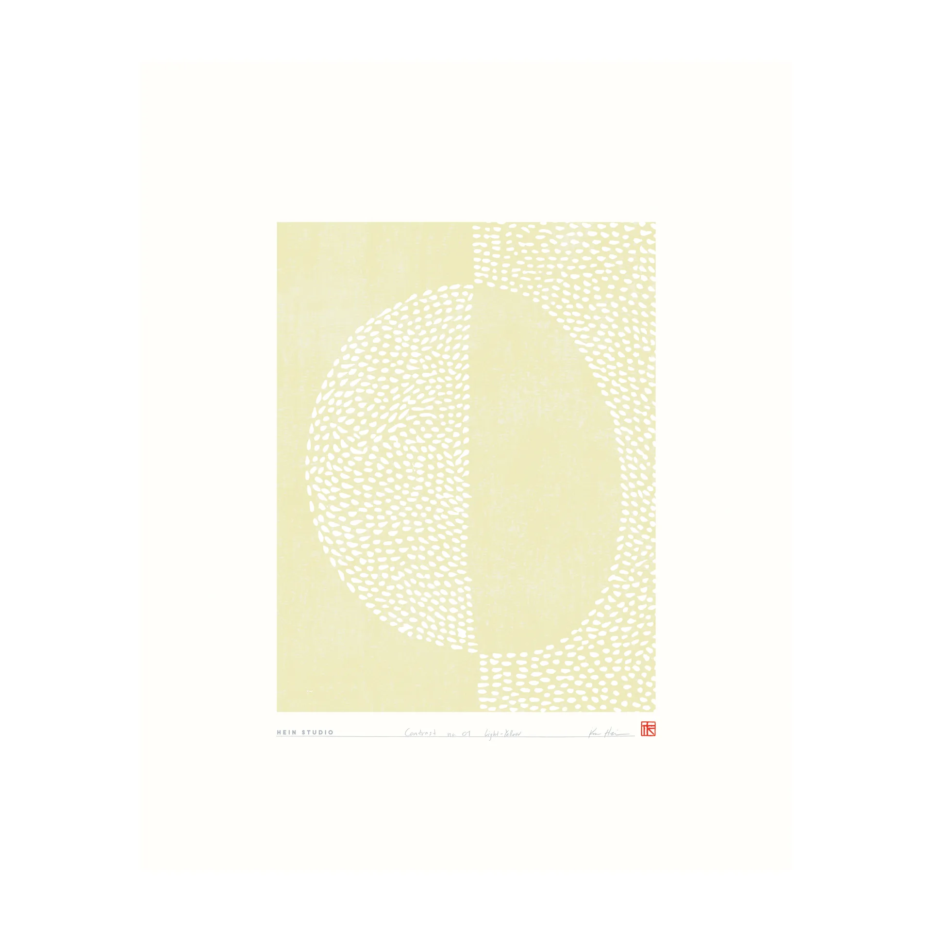 Contrast plakat 40 x 50 cm, No. 01 Hein Studio