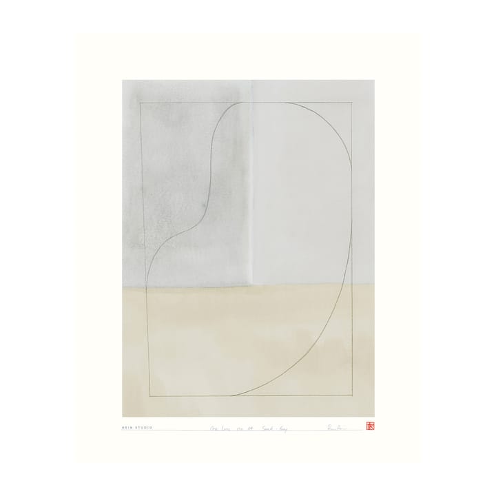 One Line plakat 40 x 50 cm, No. 04 Hein Studio
