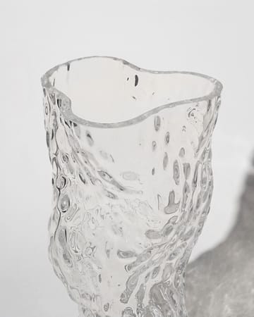 Ostrea Rock vase glass 30 cm - Clear - Hein Studio