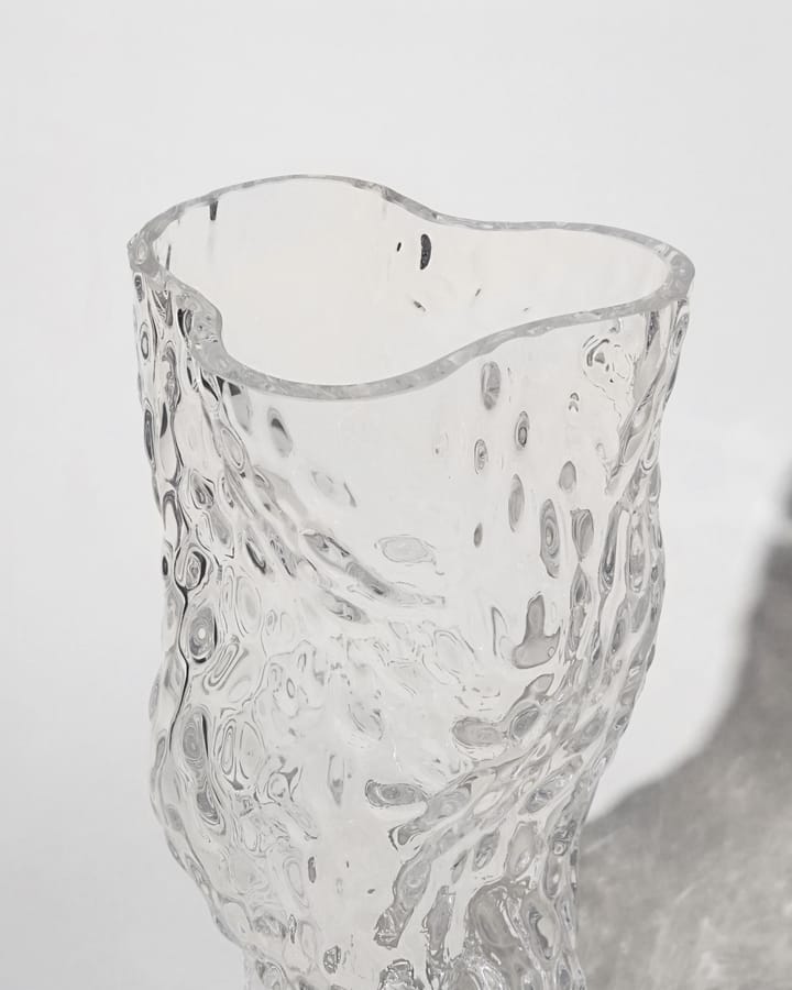 Ostrea Rock vase glass 30 cm, Clear Hein Studio