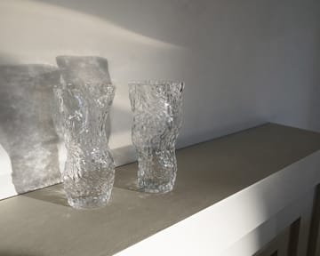 Ostrea Rock vase glass 30 cm - Clear - Hein Studio