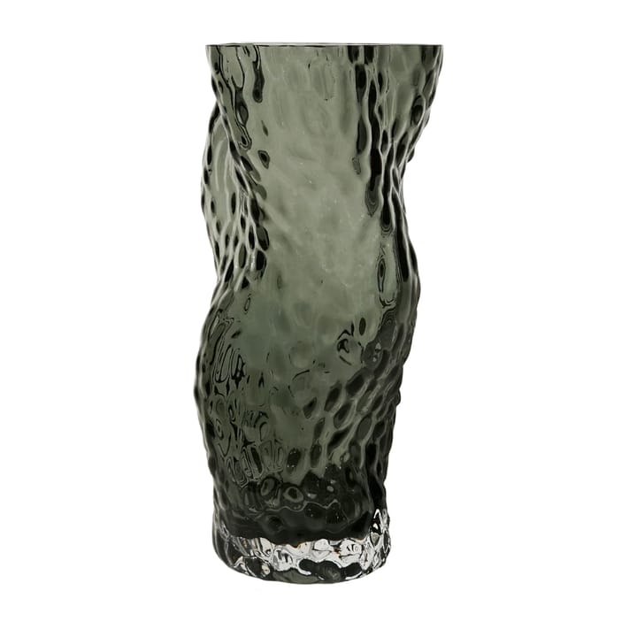 Ostrea Rock vase glass 30 cm, Midnight blue Hein Studio