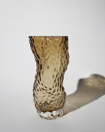 Ostrea Rock vase glass 30 cm - Smoke - Hein Studio