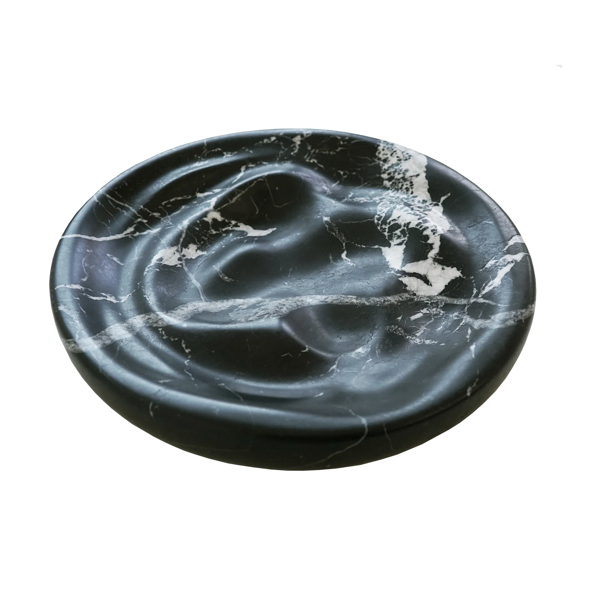 Ripple skål Ø 30 cm, Black marble Hein Studio