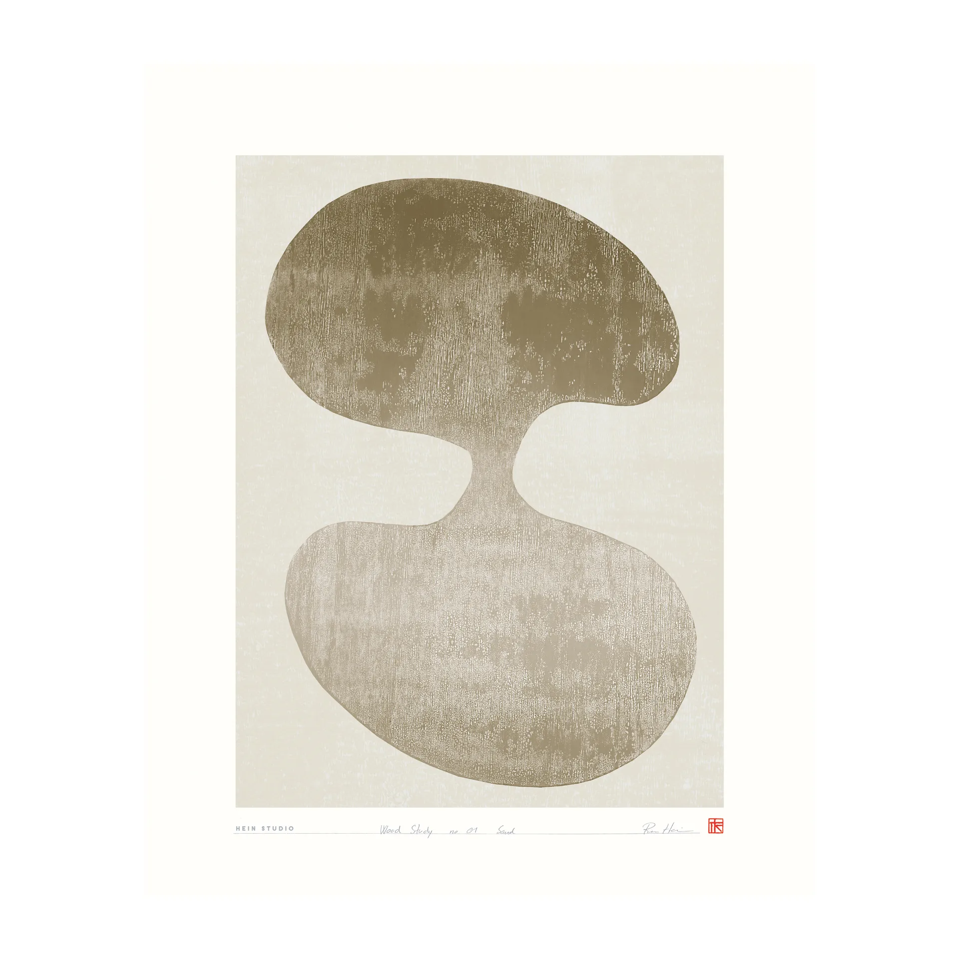 Wood Study plakat 40 x 50 cm, No. 01 Hein Studio