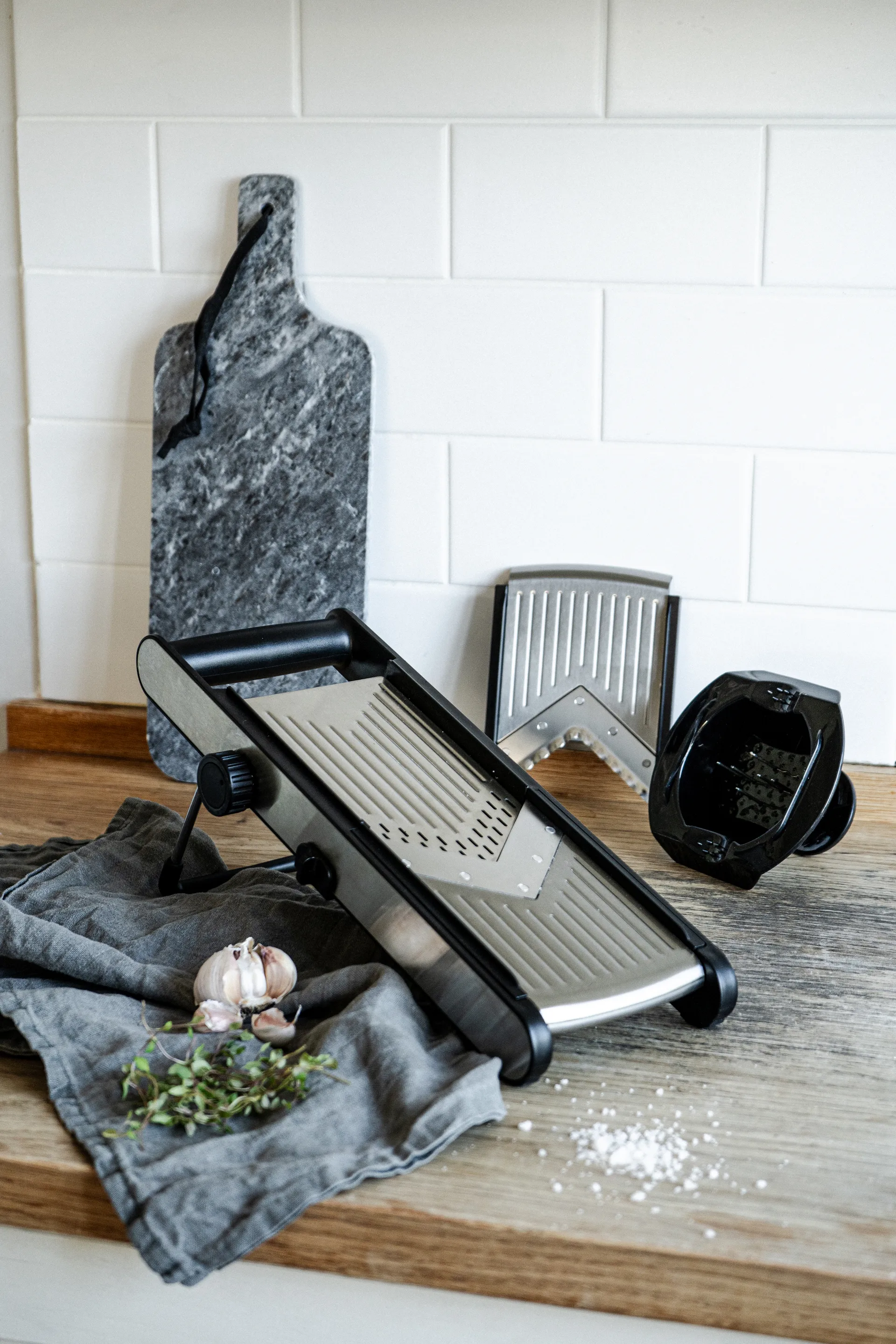 Heirol mandolin V-blad, Rustfritt stål-32x12 cm Heirol