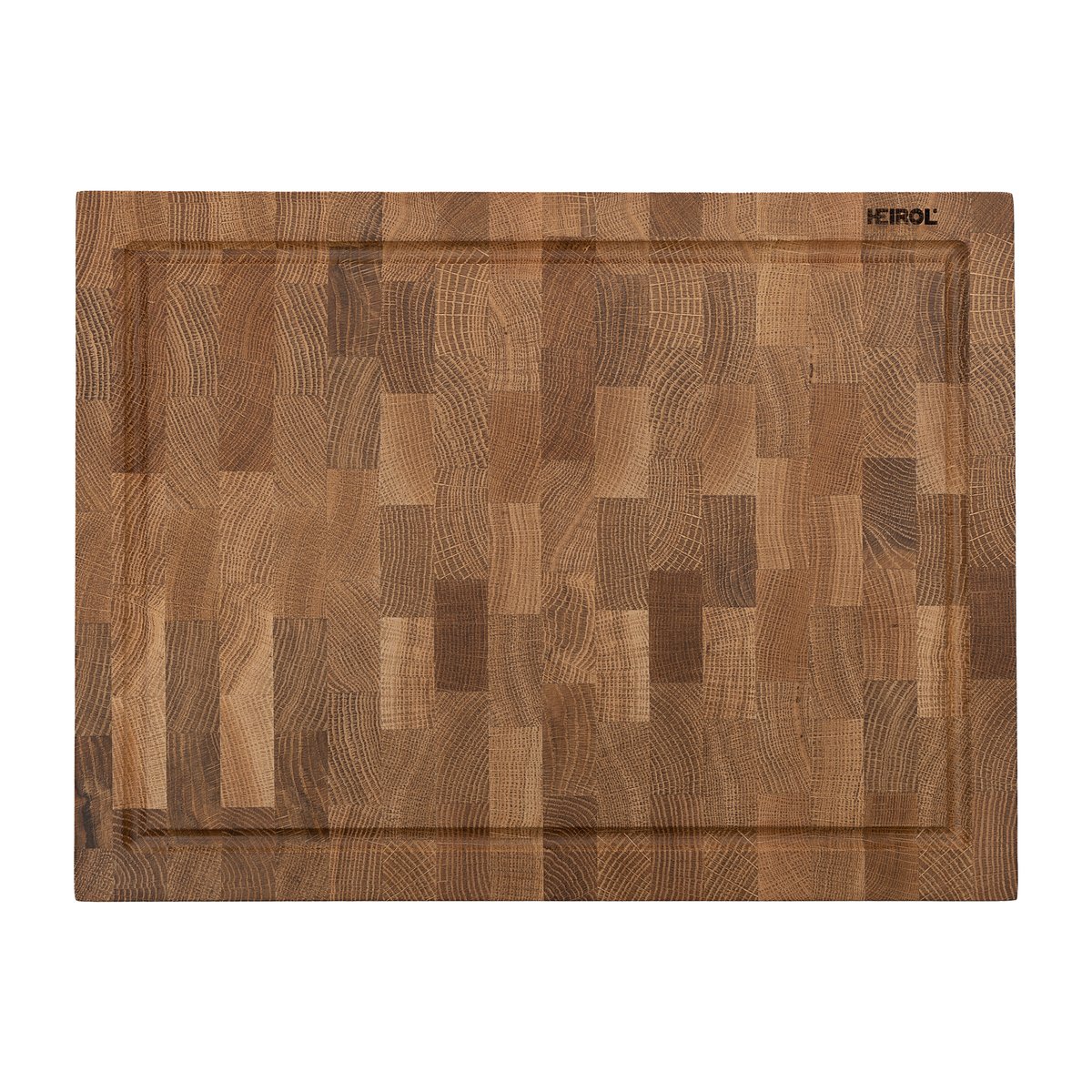 Heirol Heirol skjærebrett eik med renne 30 x 40 cm