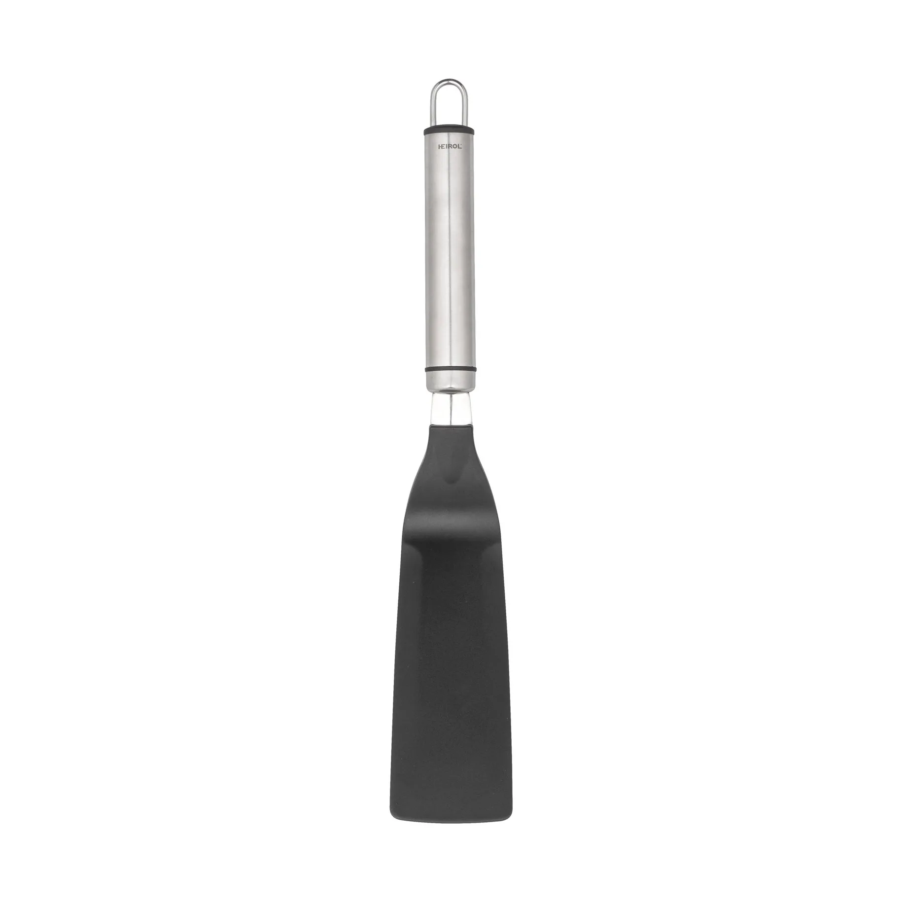 Heirol Steely nylonspatula, Svart-rustfritt stål Heirol