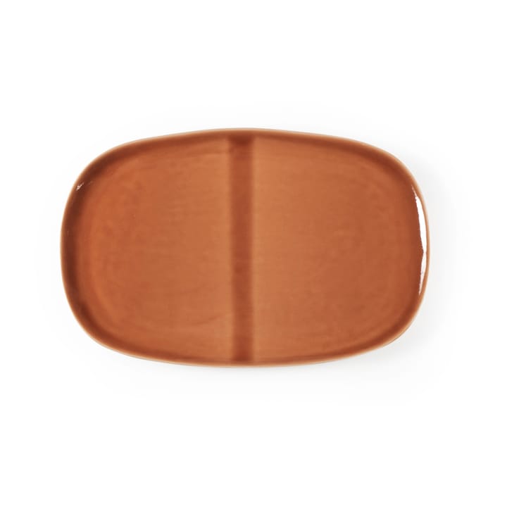 Heirol x Nosse Svelte tallerken oval 25 cm, Terracotta Heirol