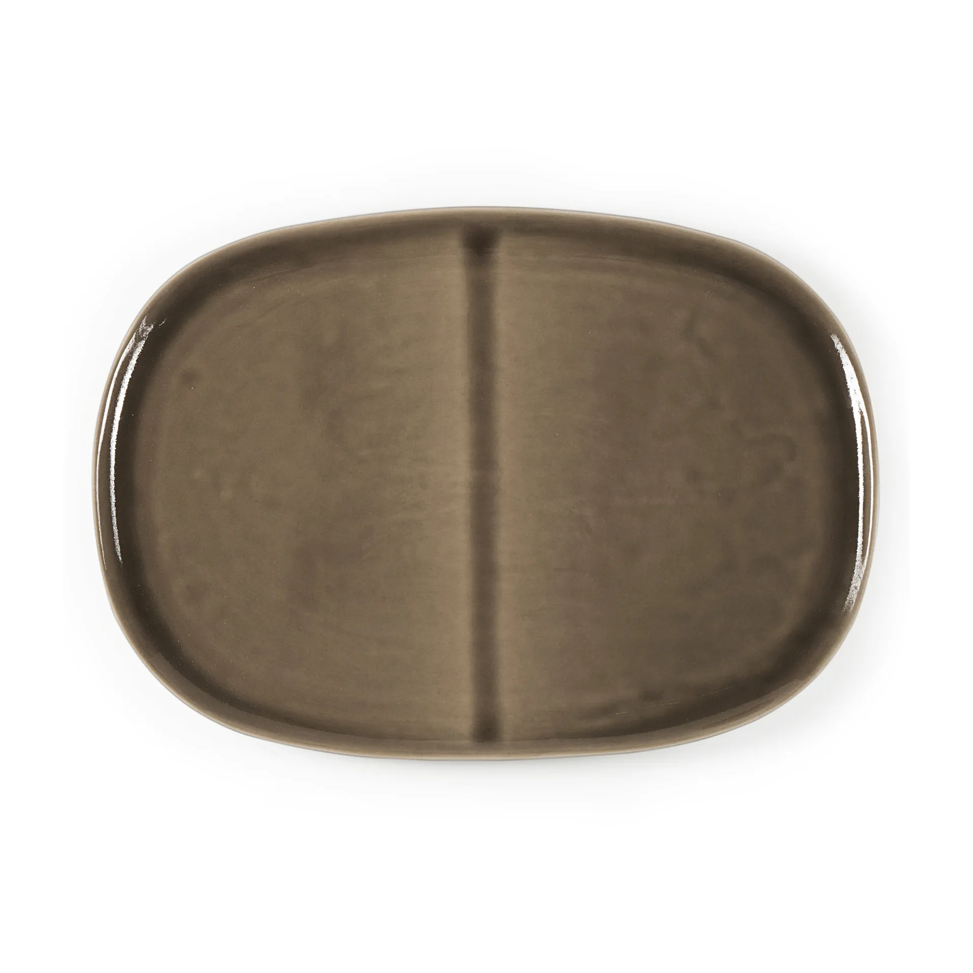 Heirol x Nosse Svelte tallerken oval 30 cm, Olive Heirol