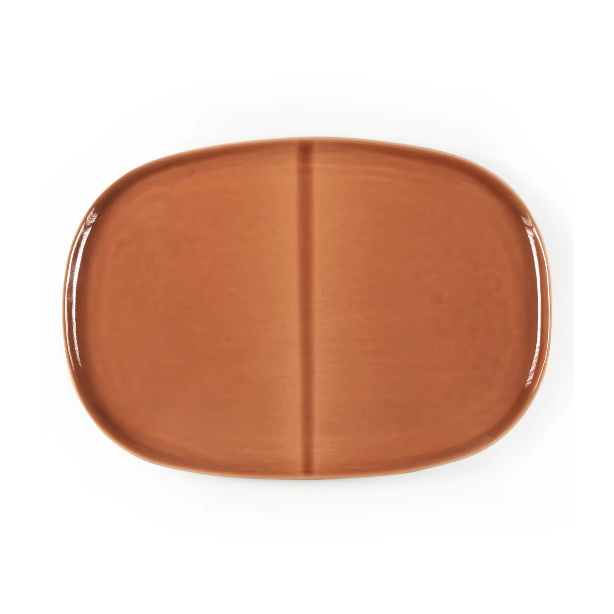 Heirol Heirol x Nosse Svelte tallerken oval 30 cm Terracotta