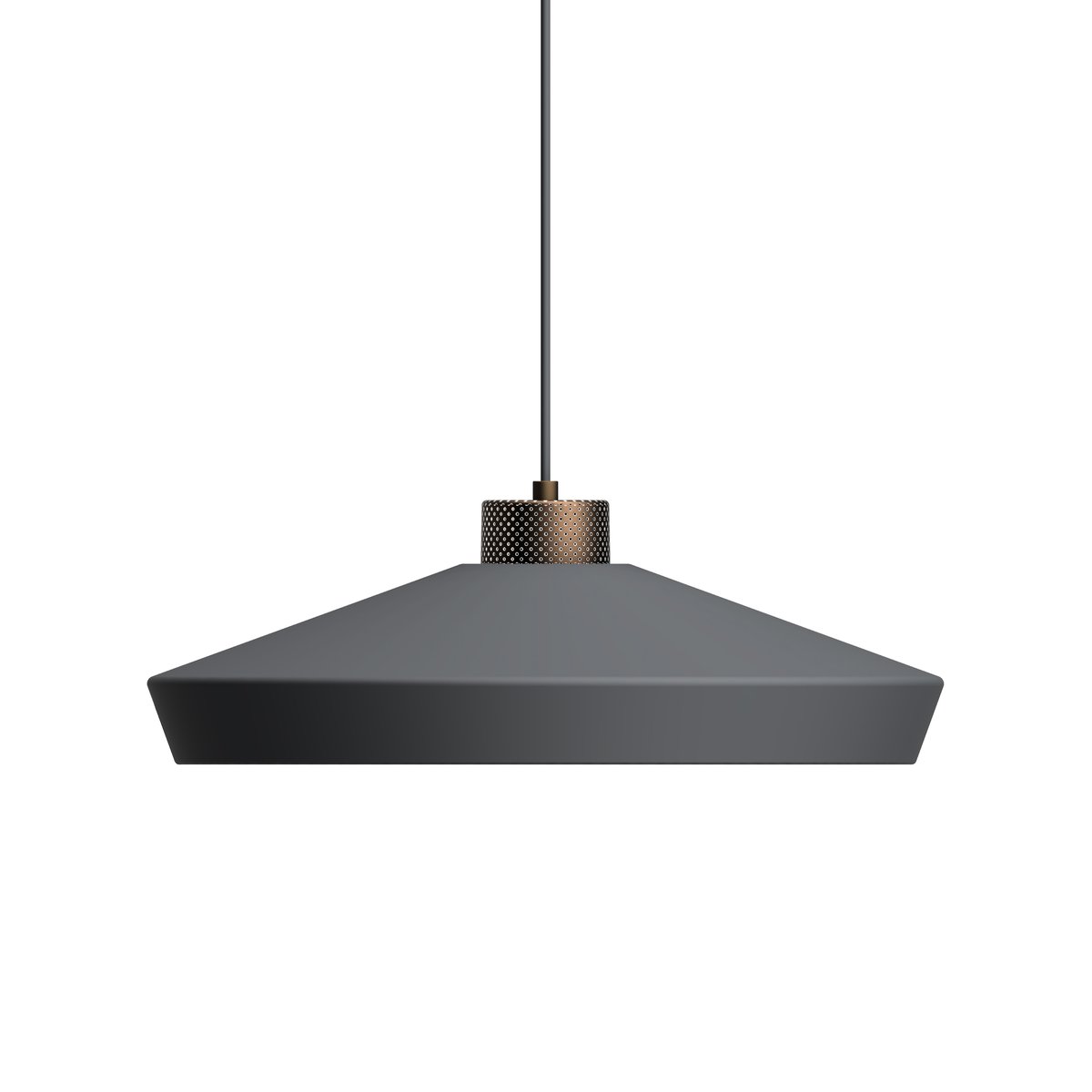 Edge pendel large Grafitt-bronse