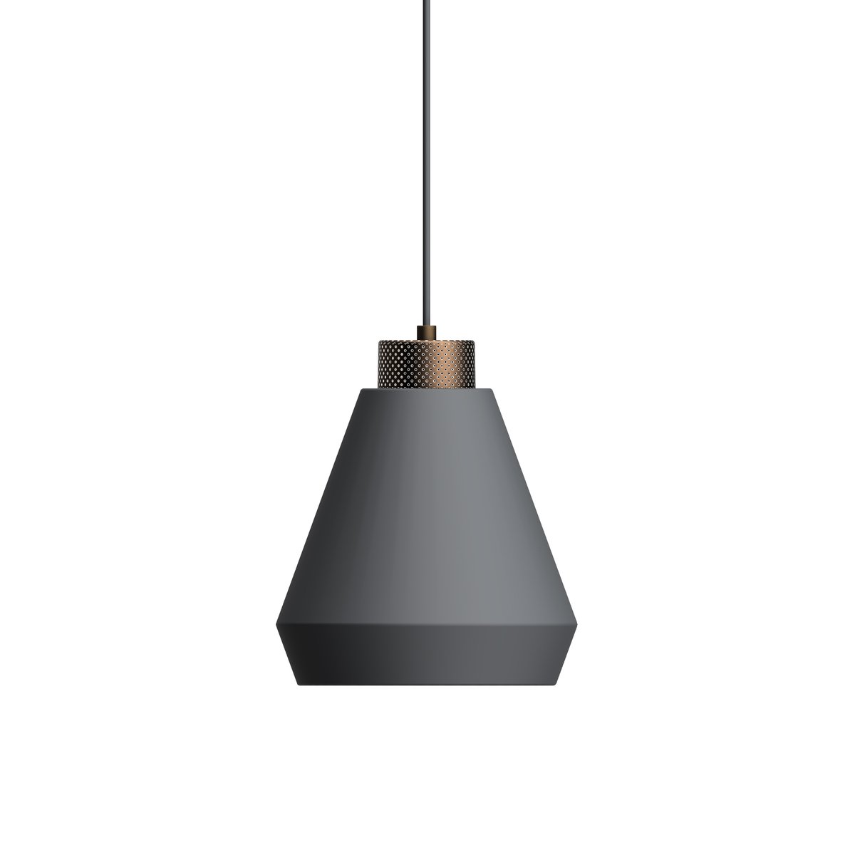 Herstal Edge pendel medium Grafitt-bronse