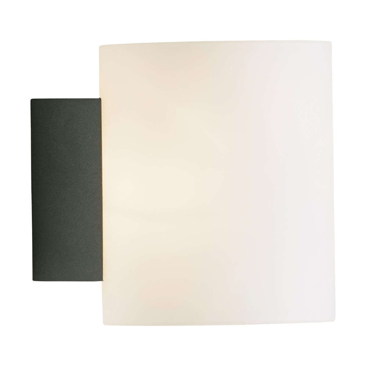 Herstal Evoke vegglampe small Antrasitt-opal glass