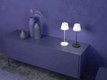 Gil iI Grande bordlampe - Hvit-opalglass - Herstal