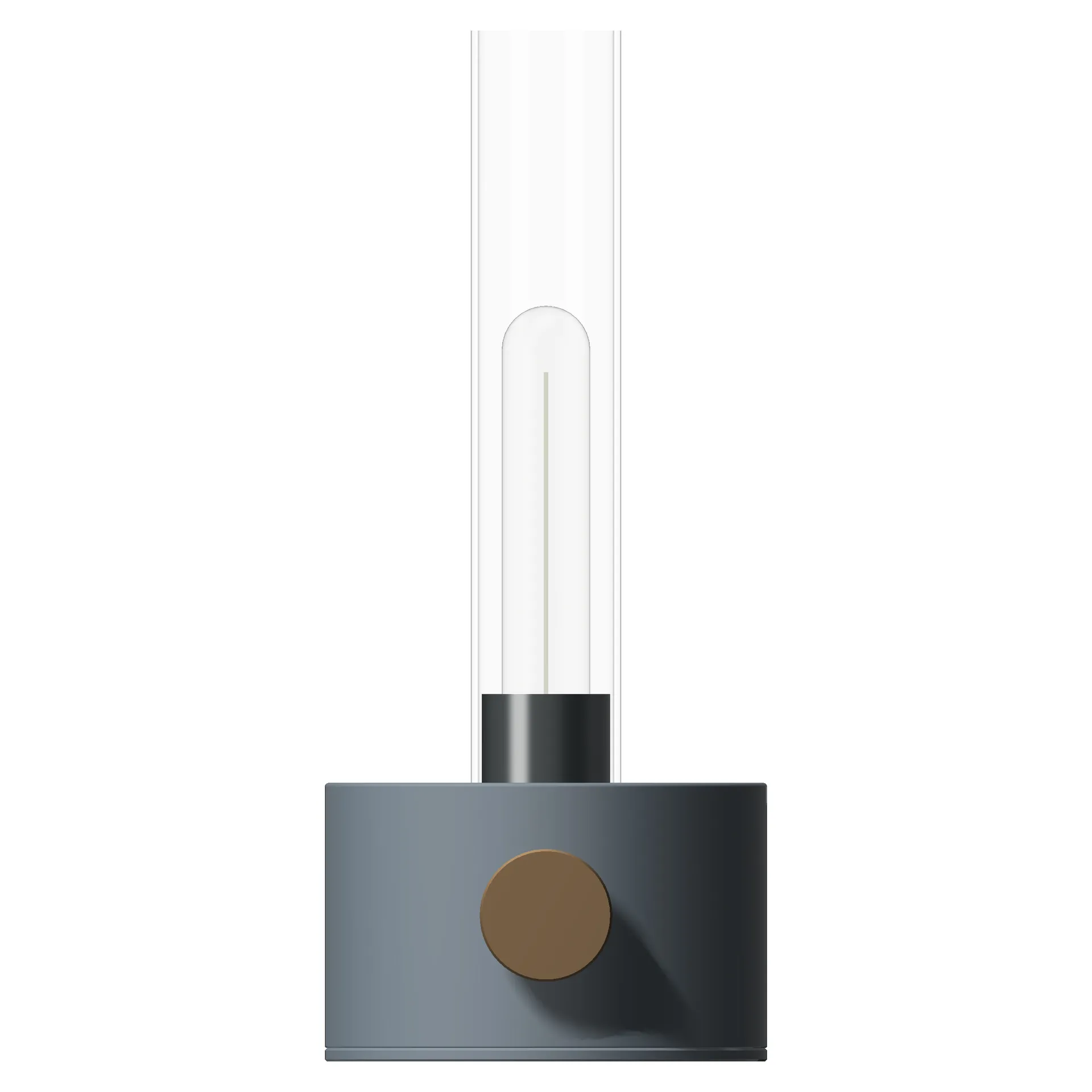 Harbor bordlampe large, Matt blå Herstal