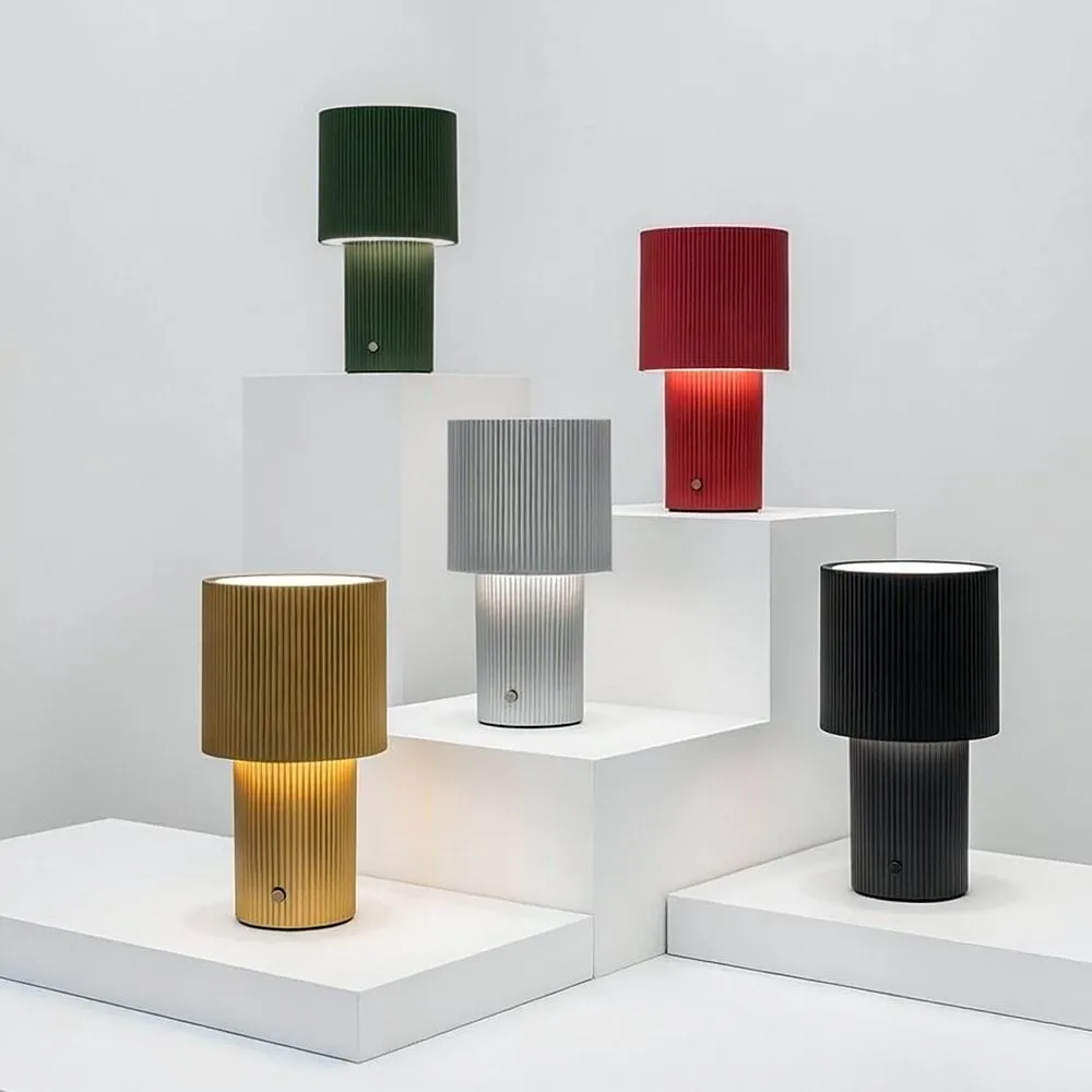 Iluma bordlampe portabel, Olivengrønn Herstal