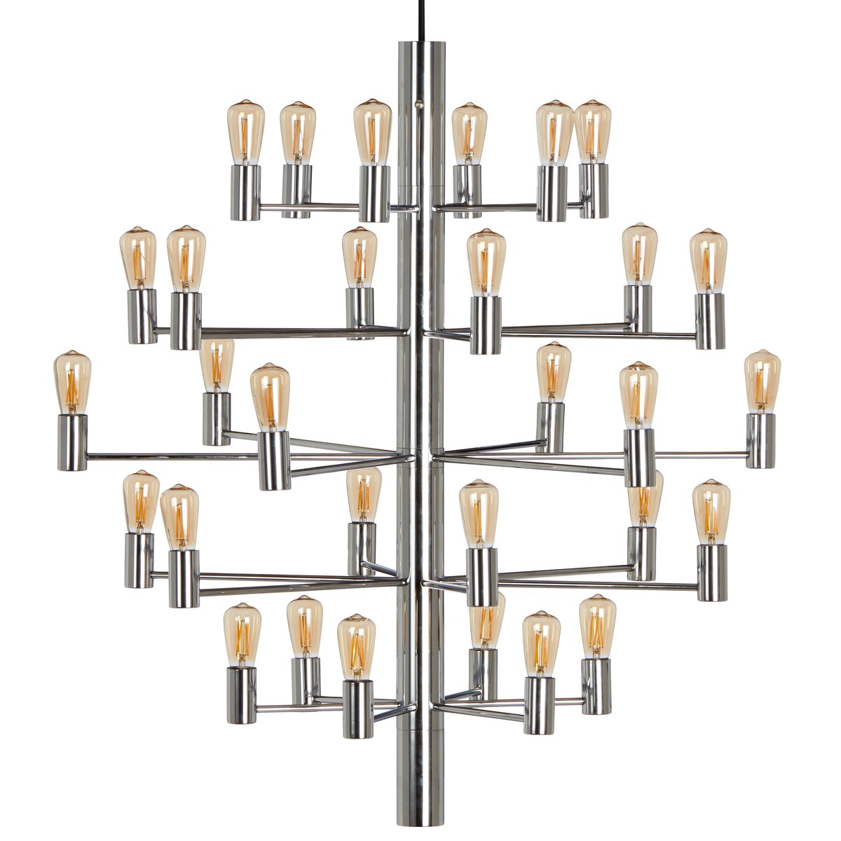 Herstal Manola 30 lysekrone Krom