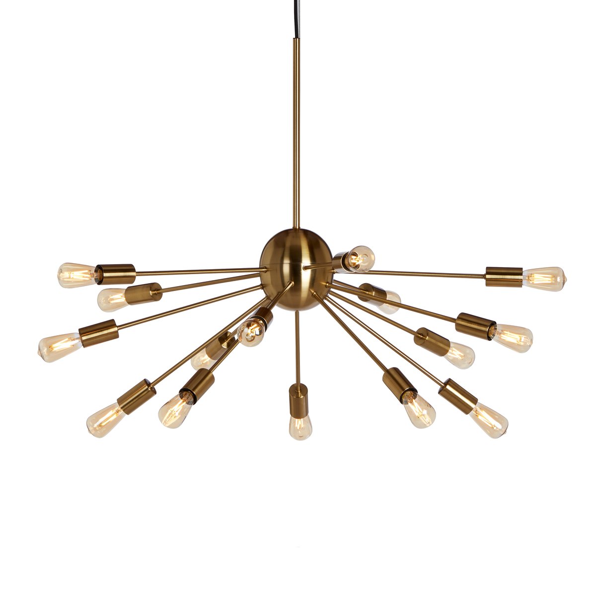 Herstal Mir taklampe Satin brass