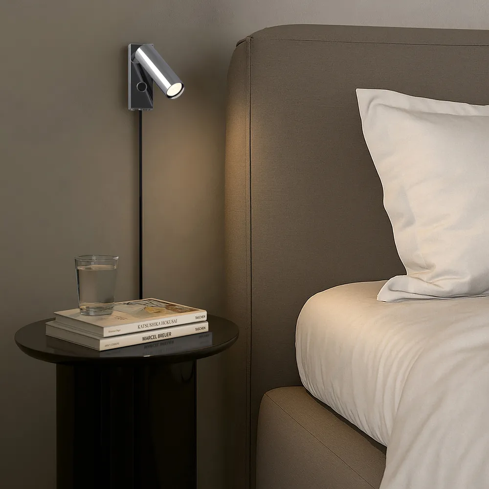 Pipeline vegglampe, Krom Herstal