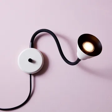 Relief vegglampe - Perlehvit - Herstal