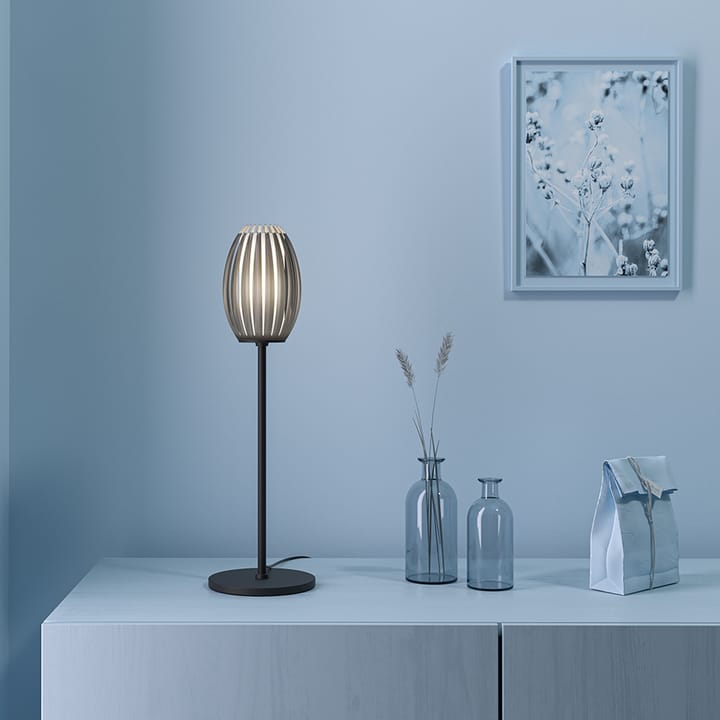 Tentacle bordlampe 50 cm, Svart-røkfarget Herstal
