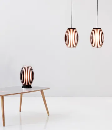 Tentacle bordlampe M 34 cm - Svart-røkfarget - Herstal