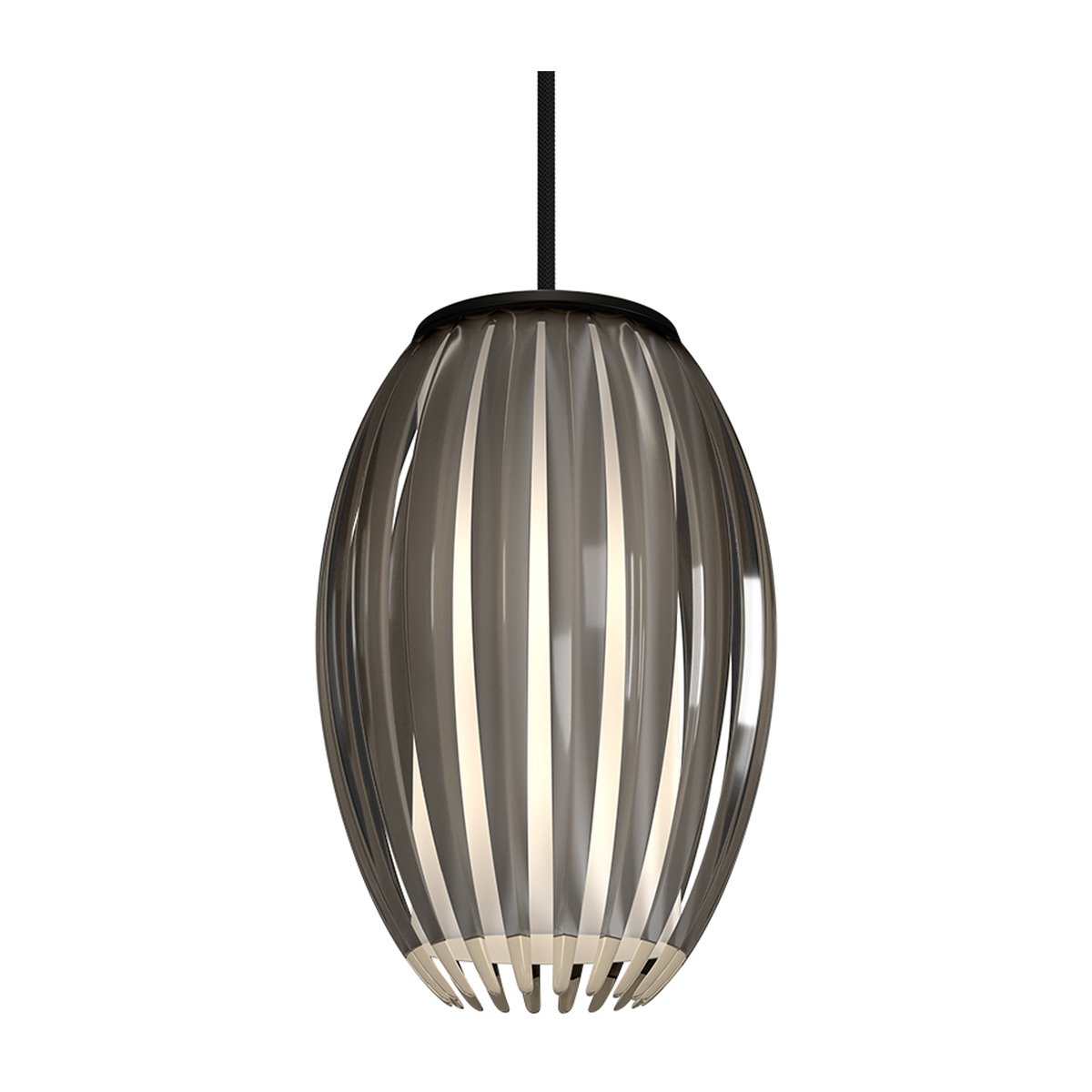 Tentacle taklampe S 15 cm Svart-røkfarget