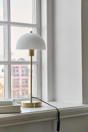 Vienda bordlampe - messing-hvit - Herstal